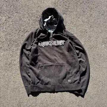 [ 레어 ] 90~00s 퀵실버 지퍼 후드티 시티 보이 y2k