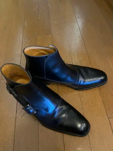 J.M. Weston 더블 몽크 스트랩 부츠 새상품급 레어 가격 인하