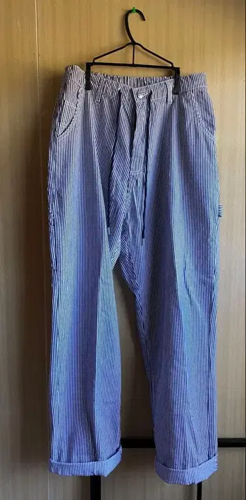 FULL GLOW 스트라이프 이지 팬츠 L 사이즈