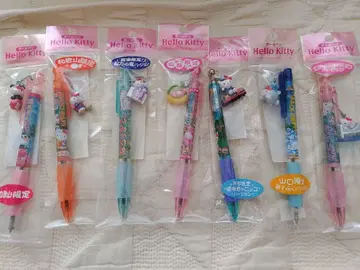 [ 미사용 새상품 ] 지역 한정 헬로키티 볼펜 7개 세트 일본제