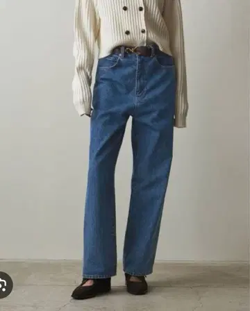 스티븐 앨런 스트레이트 데님 팬츠