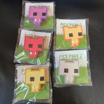 피코파크 러버 피규어 5점