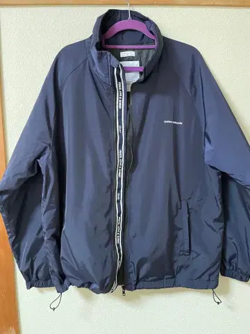 qmile 네이비 나일론 자켓