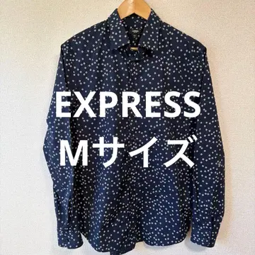 EXPRESS 와이셔츠 네이비 꽃무늬