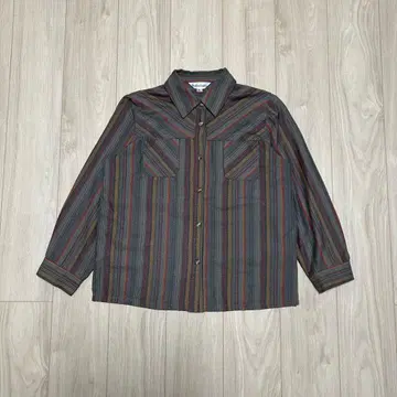 Brilliant Fashion 셔츠 캐주얼 셔츠 스트라이프 M L