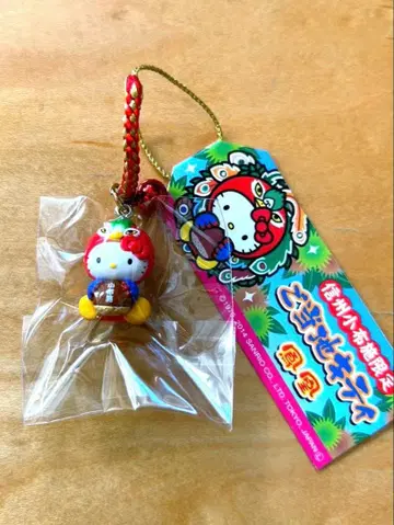 지역 한정 키티 신슈 오부세 한정판 봉황 족쇄 스트랩 레어 밤 가을