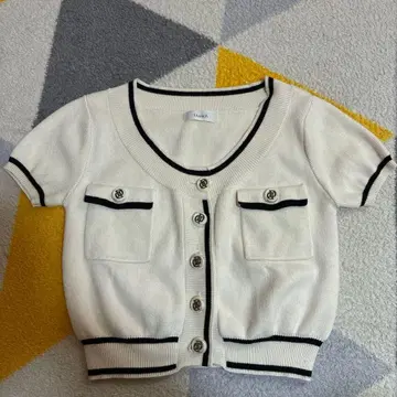 [새상품급] Darich 다리치 하프 슬리브 니트 아이보리