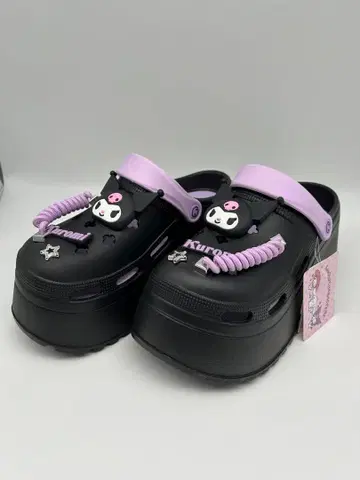 산리오 쿠로미 통굽 그로그 샌들 L