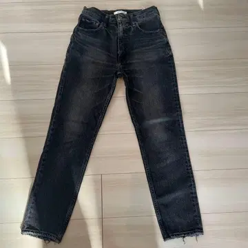 MOUSSY 데님 청바지 25 블랙 거의 미사용