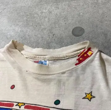 [레어 단품] 80s 보로 싱글 스티치 샌프란시스코 핸드 페인트