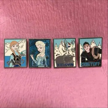 디즈니 겨울왕국 세트 핀 크리스토프 안나 엘사 겨울왕국