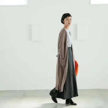 [ 북유럽 생활 잡화점 ] 부드러운 드레이프의 롱 가디건