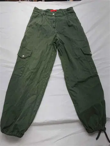 맥스앤코 카고 팬츠 여성용 코튼 스트레치 카키 계열