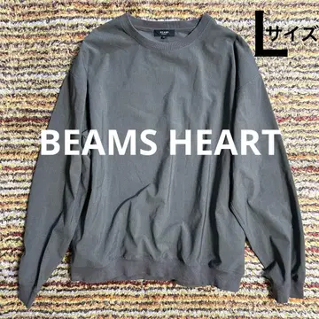 BEAMS HEART L 사이즈 남성용 맨투맨 트레이닝복