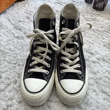 컨버스 올스타 블랙 통굽