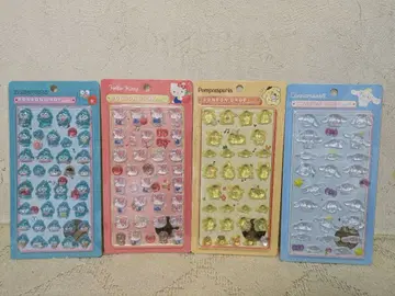 모자 꽁지 드롭 씰 산리오 7세트