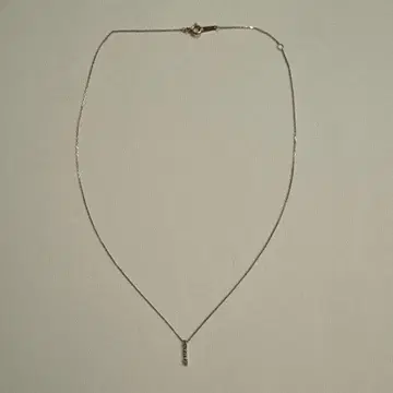 agete 목걸이 k10 다이아몬드