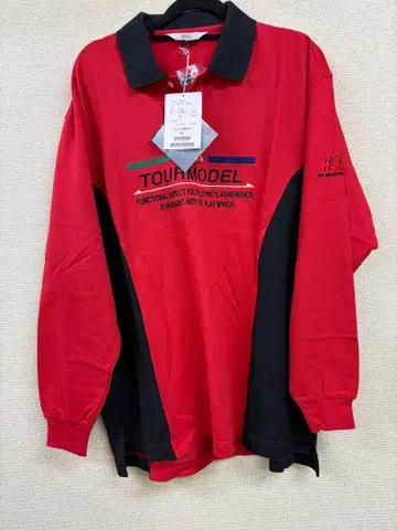 새상품 HONMA 혼마 골프 셔츠 빨검 TOUR MODEL 일본제 L