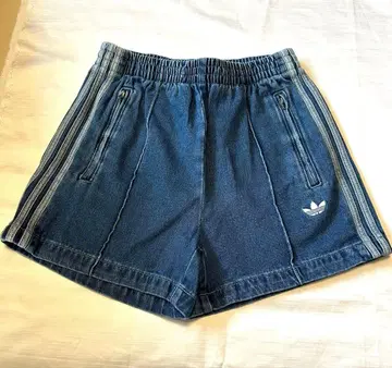 새상품 아디다스 adidas 데님 숏팬츠 M