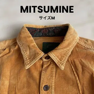 [레어] MITSUMINE 코듀로이 셔츠 버튼셔츠 레어 컬러
