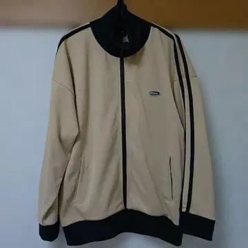 BEAMS 트랙 자켓 S 베이지/블랙