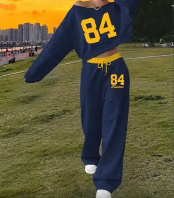 SHEIN 맨투맨 상하의