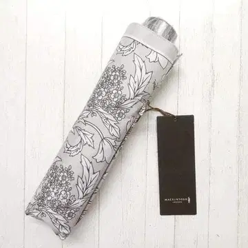 매킨토시 런던 우천 겸용 우산 접이식 우산 꽃무늬 프린트 베이지