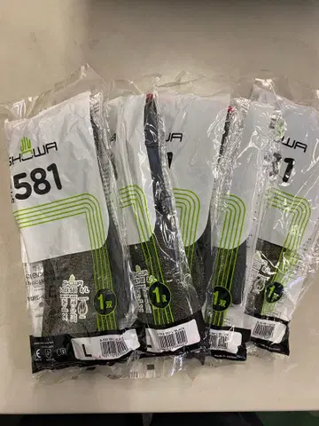 내절단 장갑 쇼와그로브 5쌍 세트 S-TEX 581