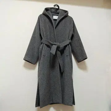 새상품급 차오패닉 CIAOPANIC 벨트 울 가운 코트 F