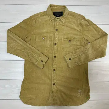 MILITARY WORKS 카키 L 사이즈 셔츠