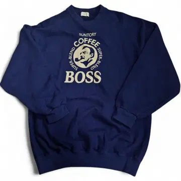 SUNTORY 커피 BOSS 트레이닝복 네이비