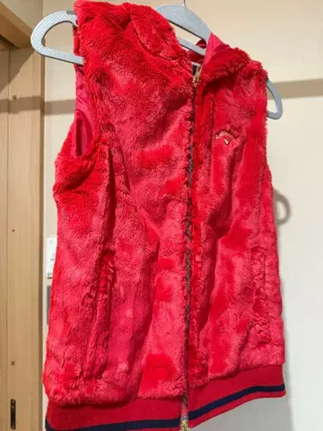 캘러웨이 여성용 인조 모피 충전솜 베스트 M