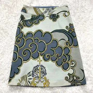 [ 새상품급 레어 ] 에밀리오 푸치 푸치 패턴 울 스커트 34 S 상당