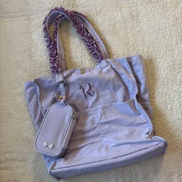 [팡팡츄츄] 프릴 팬 토트백 라벤더