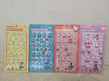 모자 꽁지 드롭 씰 산리오 7세트