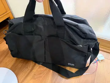 TIGER LABEL 블랙 보스턴 백