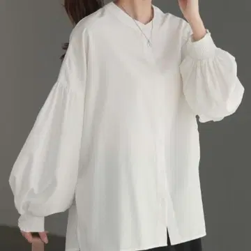 HUG.U 벌룬 슬리브 셔츠