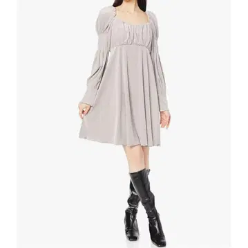 snidel/퍼프 슬리브 원피스