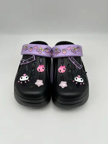 산리오 쿠로미 통굽 크로그 샌들 L