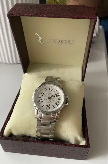 코구 (COGU) 점핑 아워 자동 와인딩 모델 [JHM2-WH] 미사용