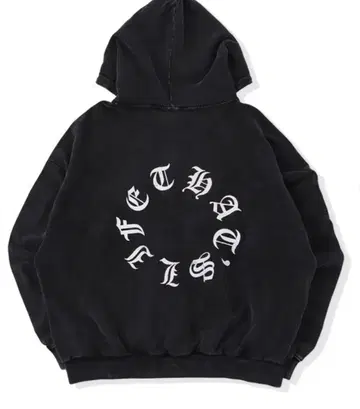 that's life 그게 인생 지퍼 후드티 블랙 M 당일 발송