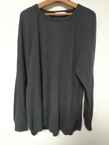 Graphpaper 긴팔 T셔츠 사이즈 2 다크 그레이