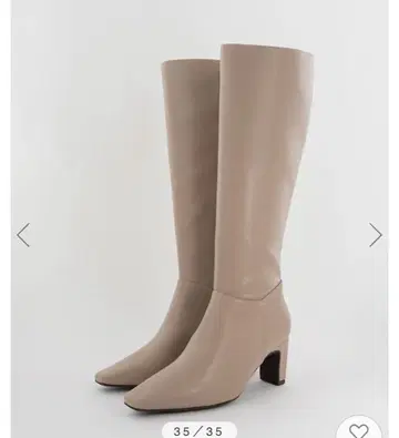 RANDA 우천 겸용 플레이트 힐 베이직 롱 부츠