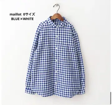 maillot (마이요) Sunset Gingham Work Shirts