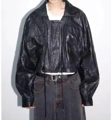 구제 가죽 자켓 천연 가죽 noill