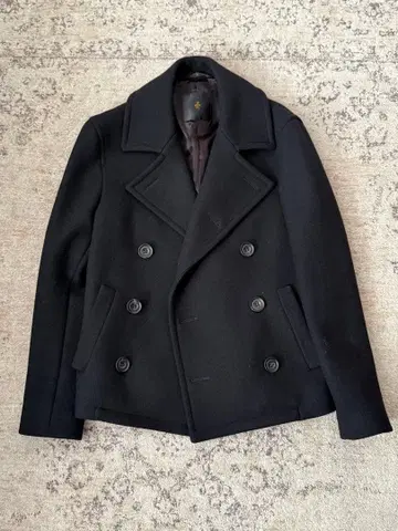 ato 블랙 울 피코트 사이즈 44