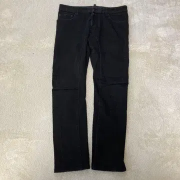 DSQUARED2 블랙 스트레이트 데님 사이즈 46