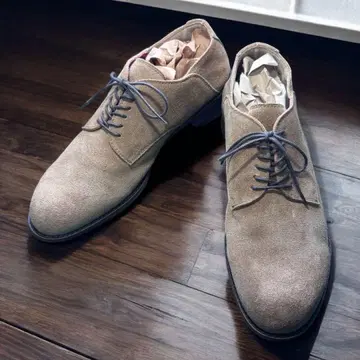 NO ID. 노아이디 플레인토 더비 EU44 스웨이드 가죽 신발