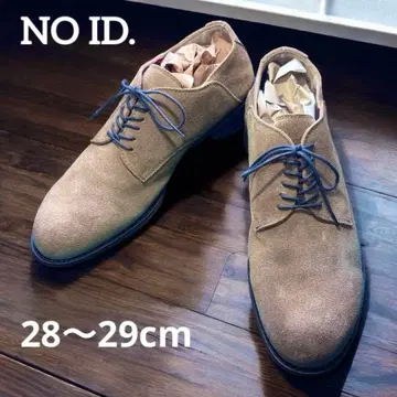 NO ID. 노아이디 플레인토 더비 EU44 스웨이드 가죽 신발