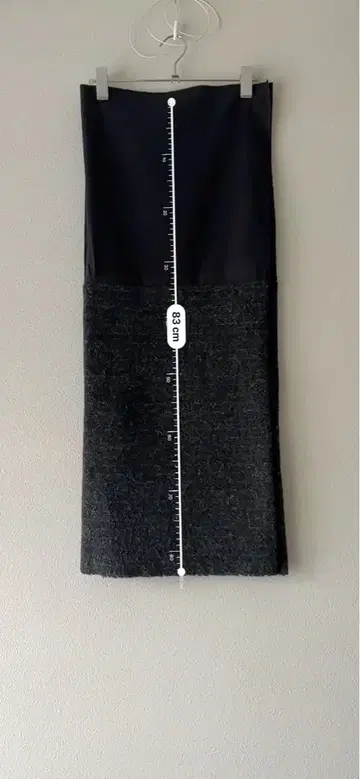 백초 살롱 울 혼방 블랙 68cm